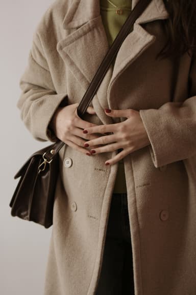 Palton cotton-twill tip trench coat – statement de iarnă