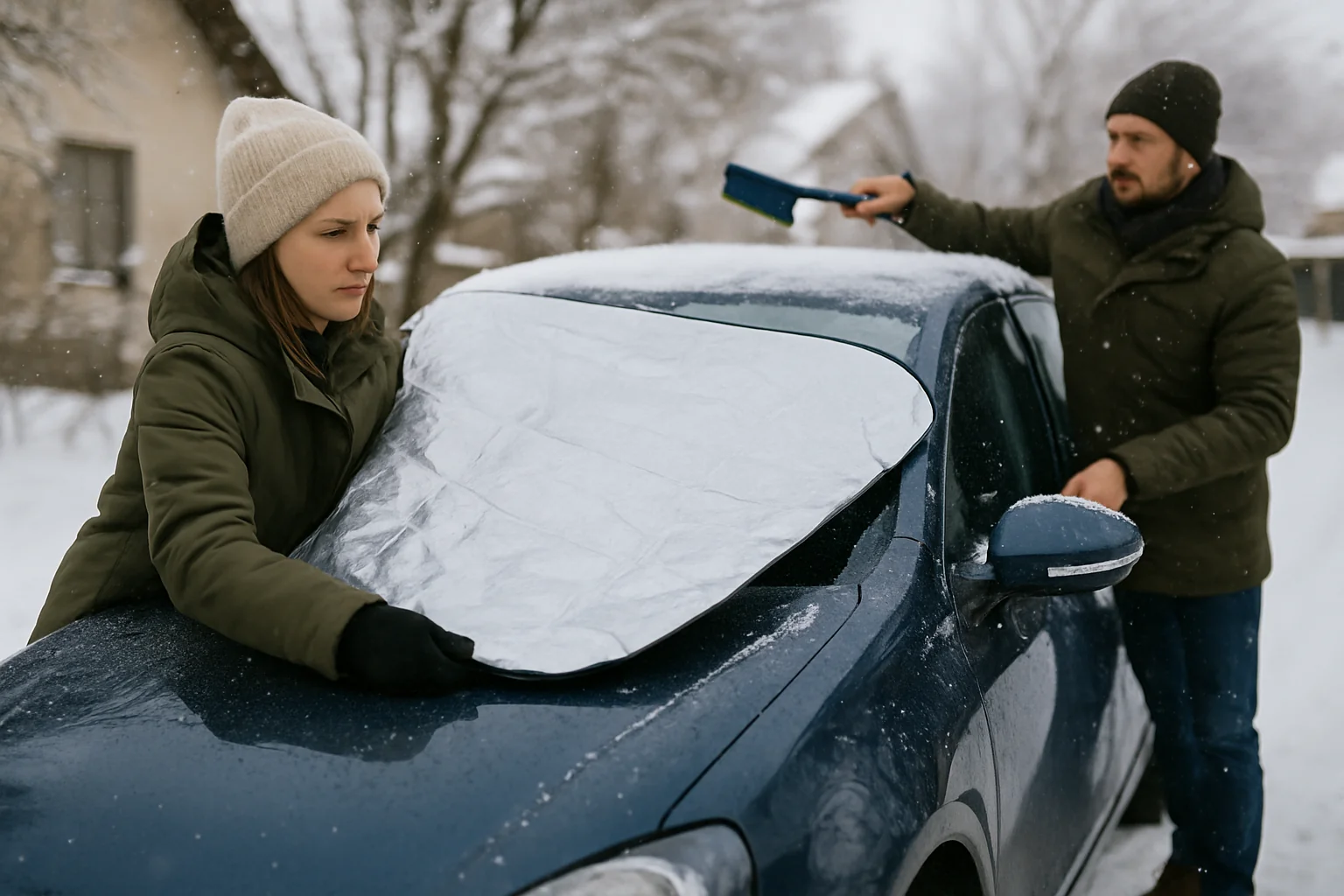Accesorii auto care îți protejează mașina în frig