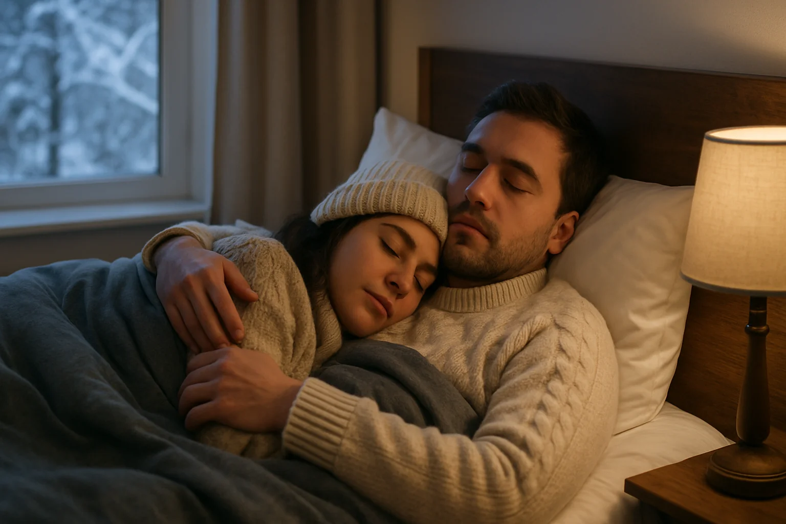 Cum îți îmbunătățești calitatea somnului iarna