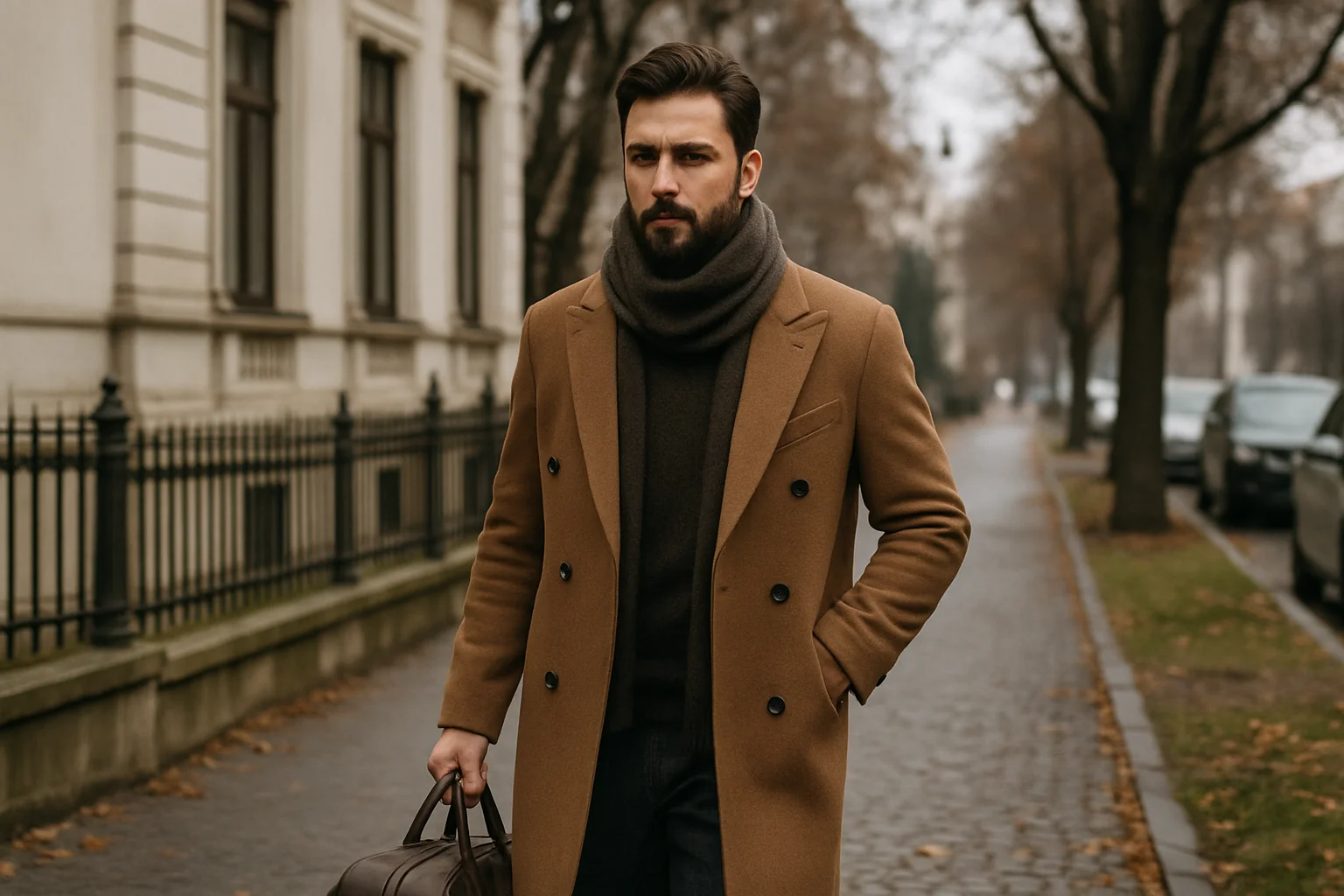 Lifestyle de lux pentru bărbați în sezonul rece