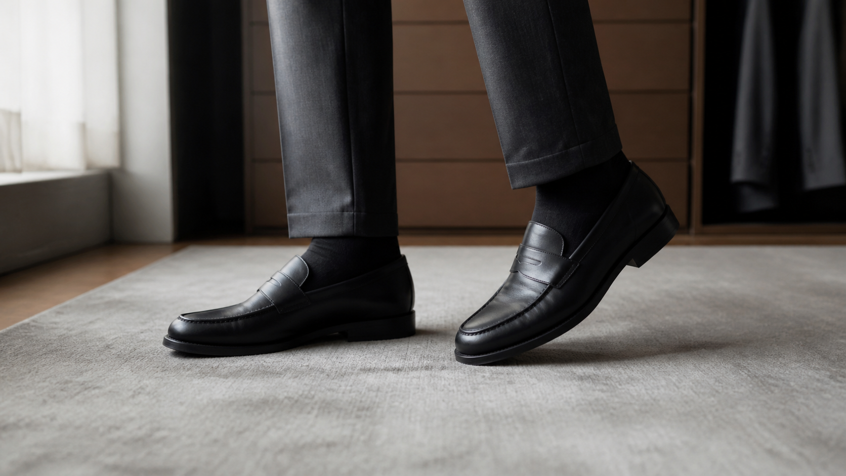 Loafers pentru bărbați: cum verifici mărimea și fixarea la călcâi
